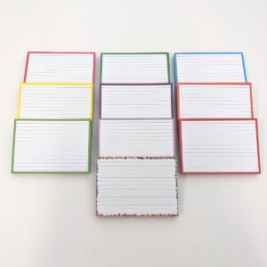 Labe Huiswerk Afdaling Flashcards A6 formaat pakket kleur 500 stuks - Flashcards bestellen